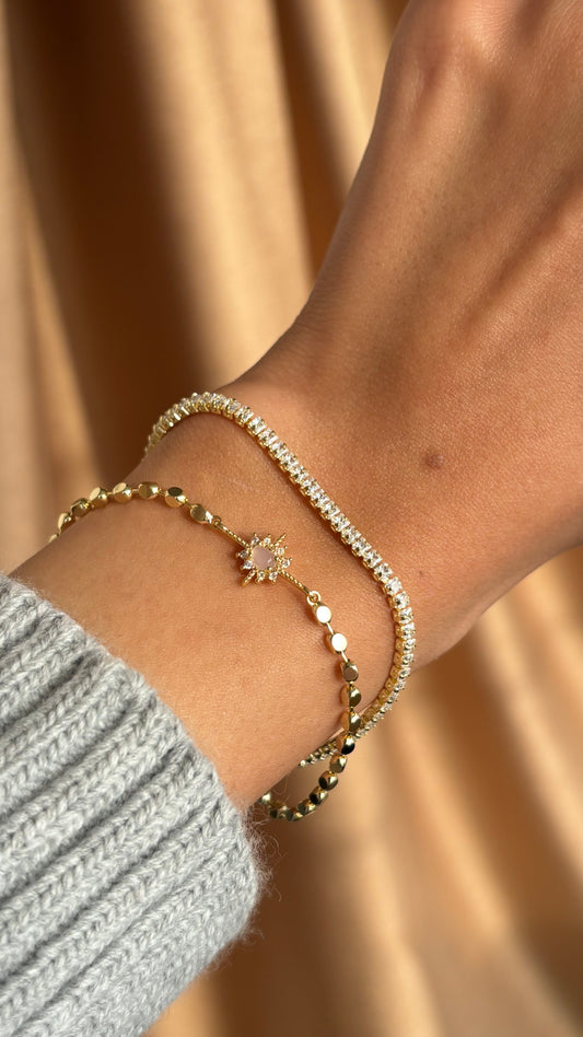 Double shine bracelet