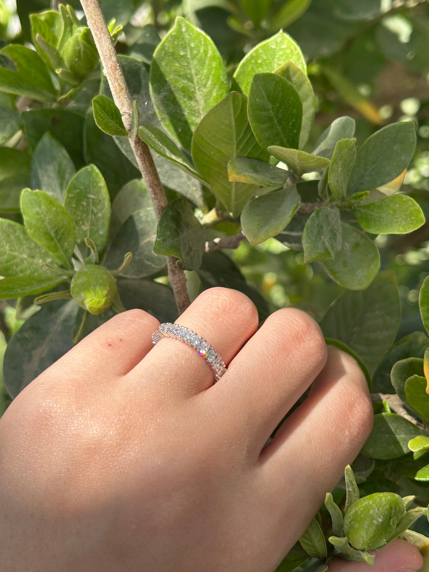 Tennis Silver Ring