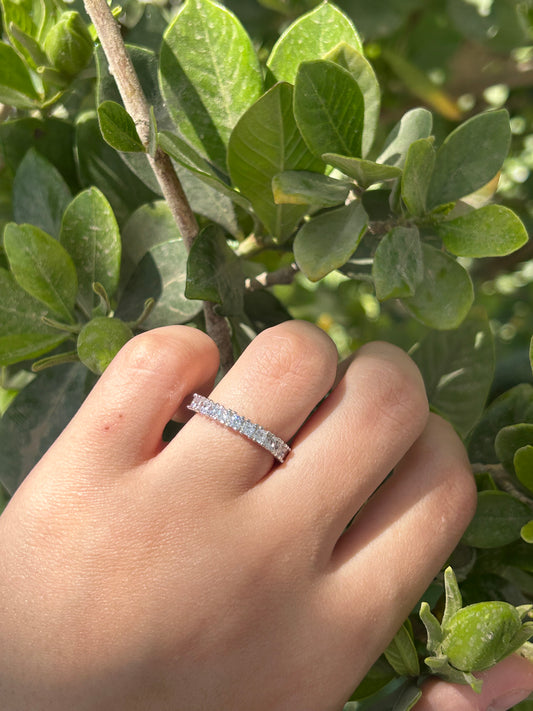 Tennis Silver Ring