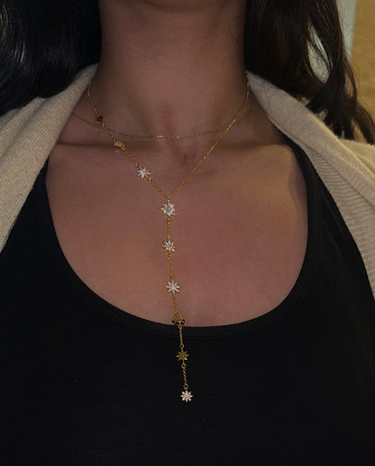 Stars Drop Necklace