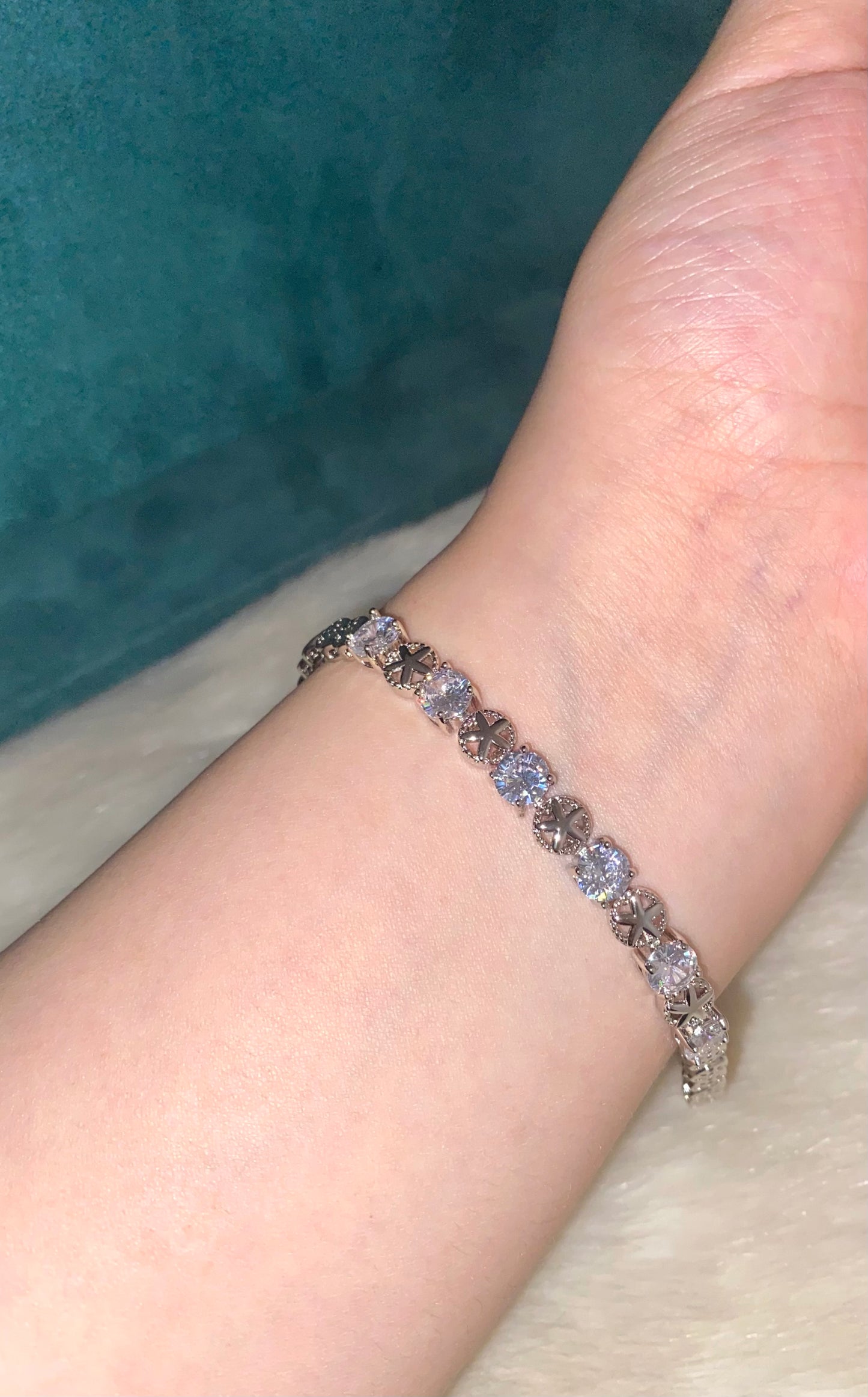 Star Round Silver Bracelet