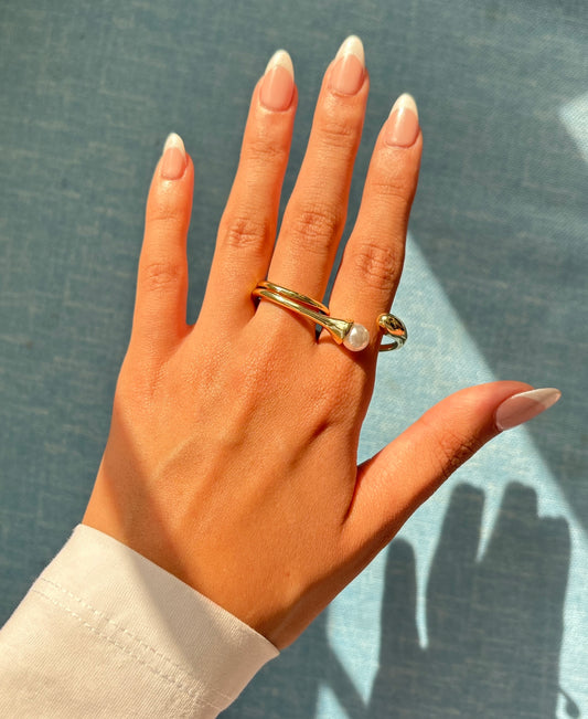 Duo Gold Ring