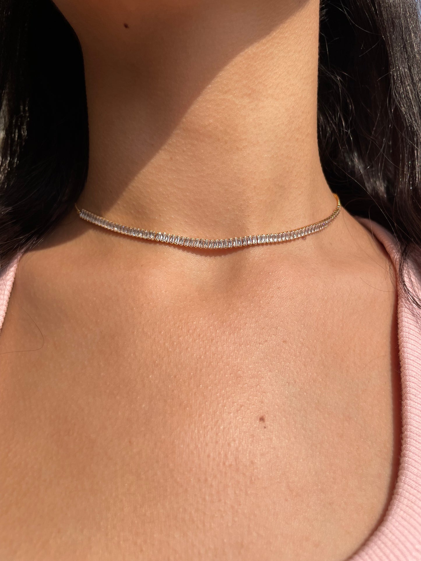 Half Adjustable Baguette Choker