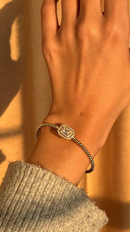 Single baguette bangle