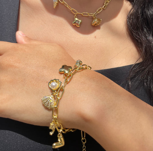 Glimmer Pearl Bracelet