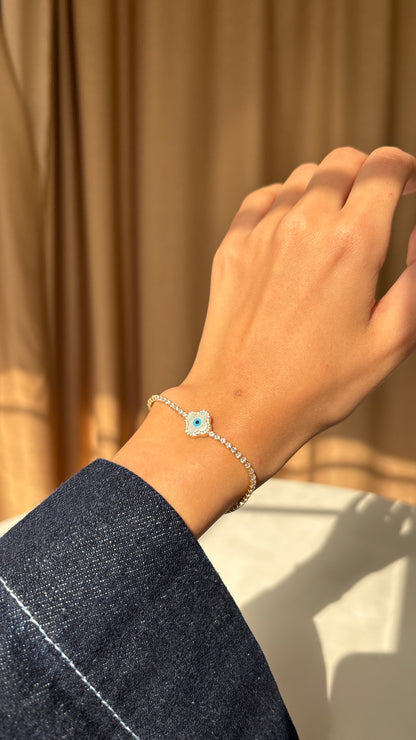 Eva Tennis Bracelet