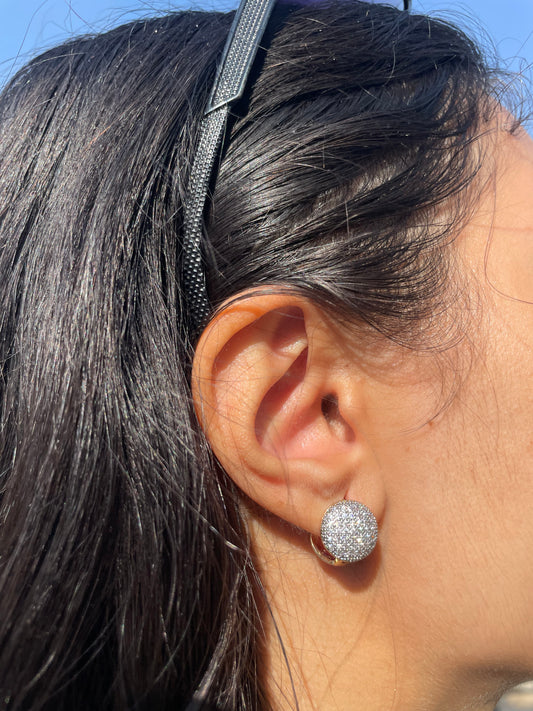 Round Crystals Earrings
