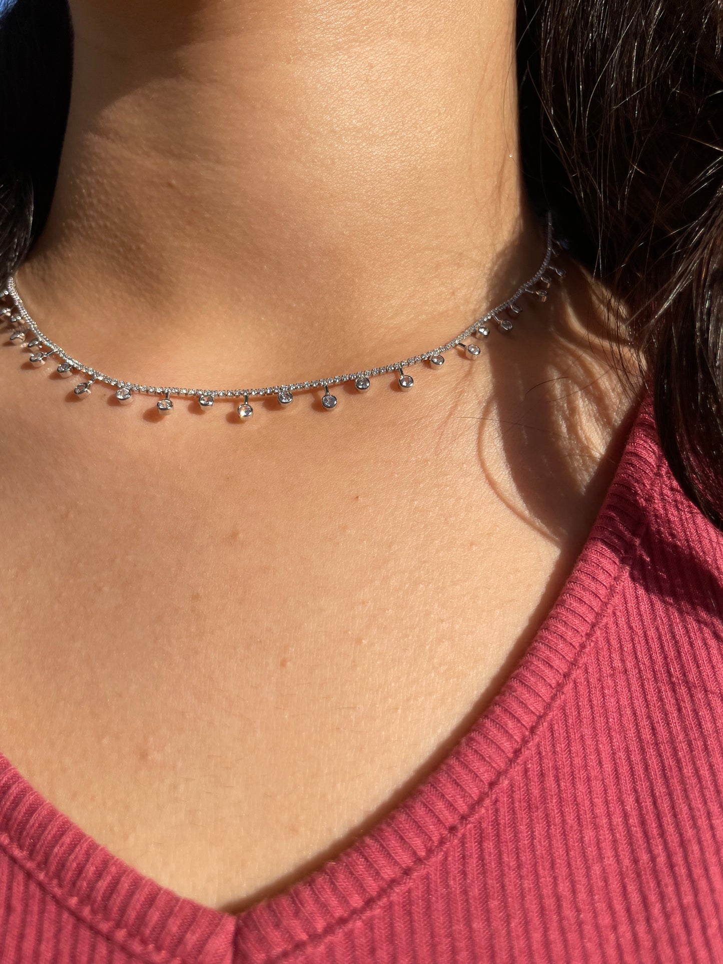 Cyra Silver Necklace