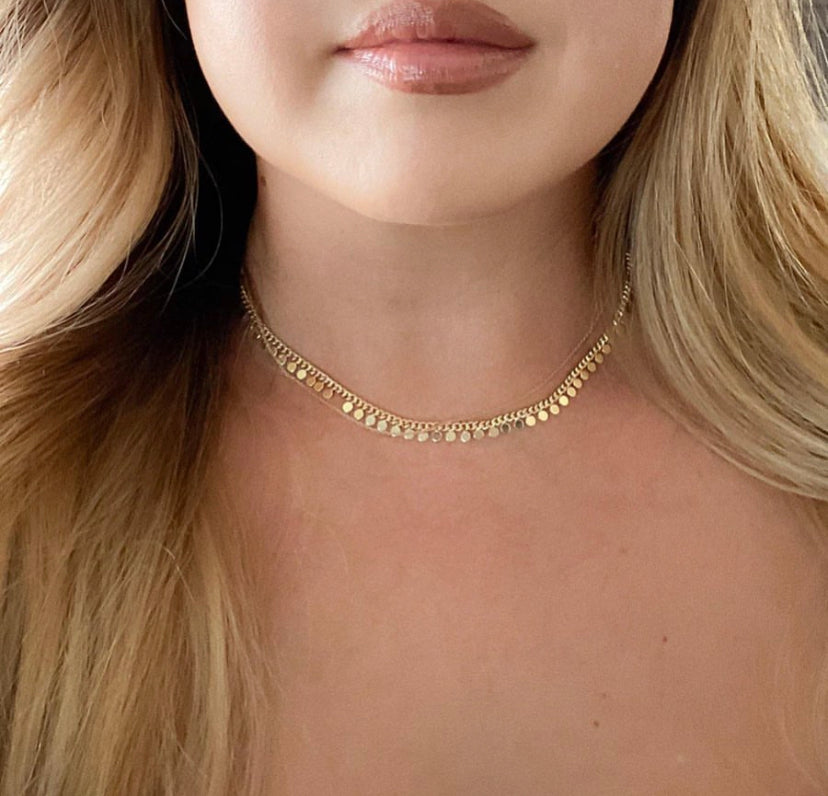 Disc Chain Necklace