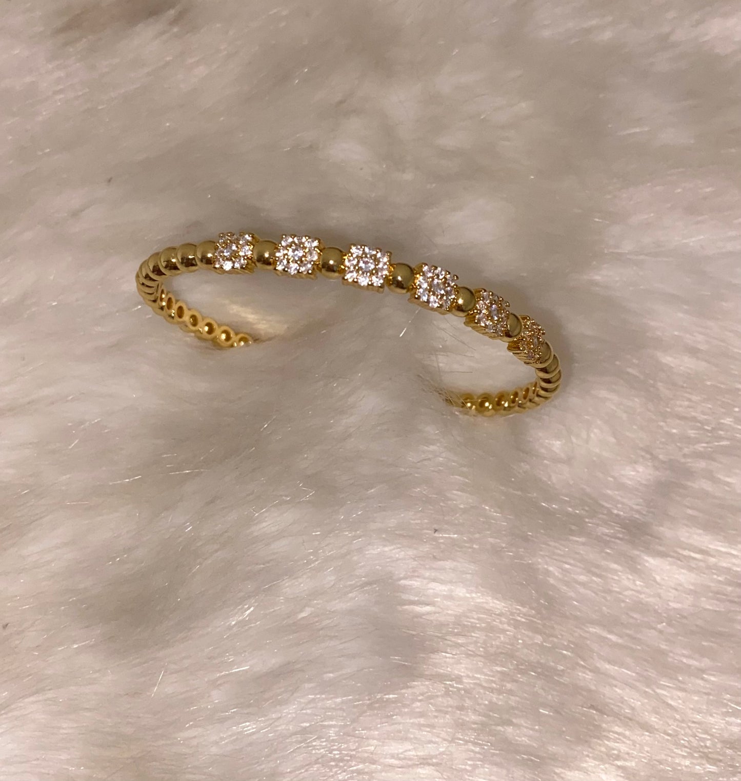 Diamond Gold Bangle