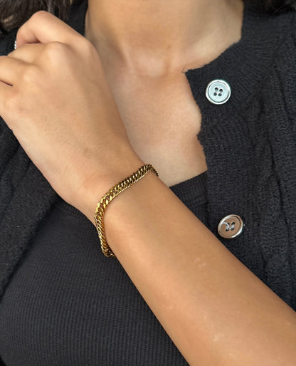 Cubic Chain Bracelet