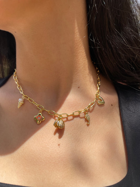Glimmer Pearl Necklace