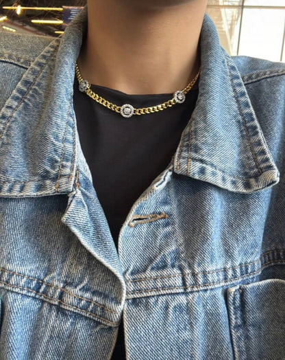 Round Diamond Choker