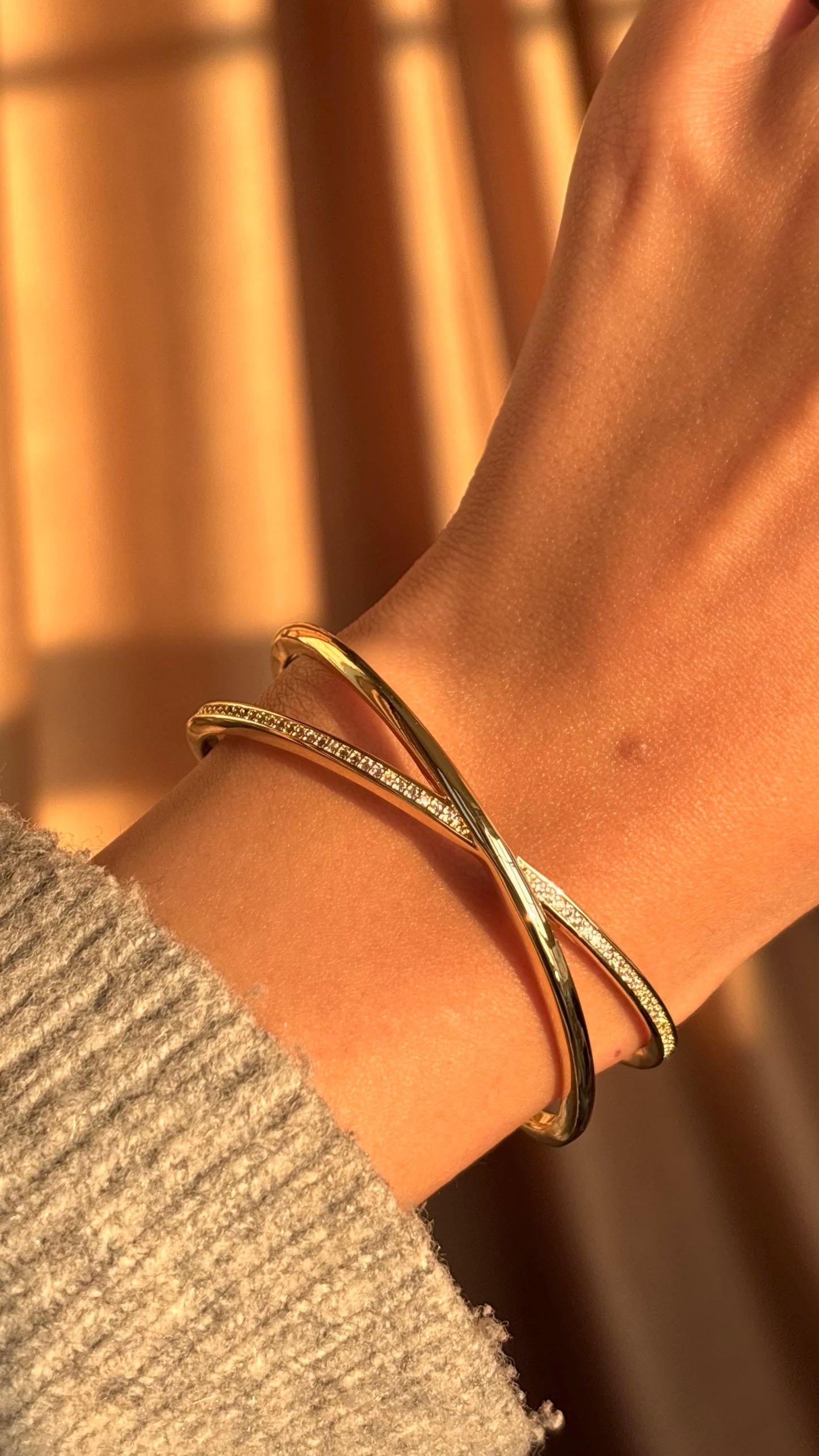 Cross Gold Bangle