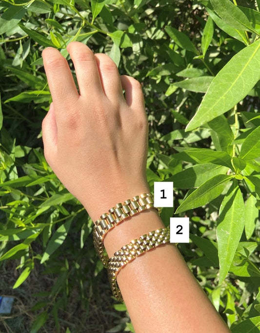 Gold Watch Bracelet