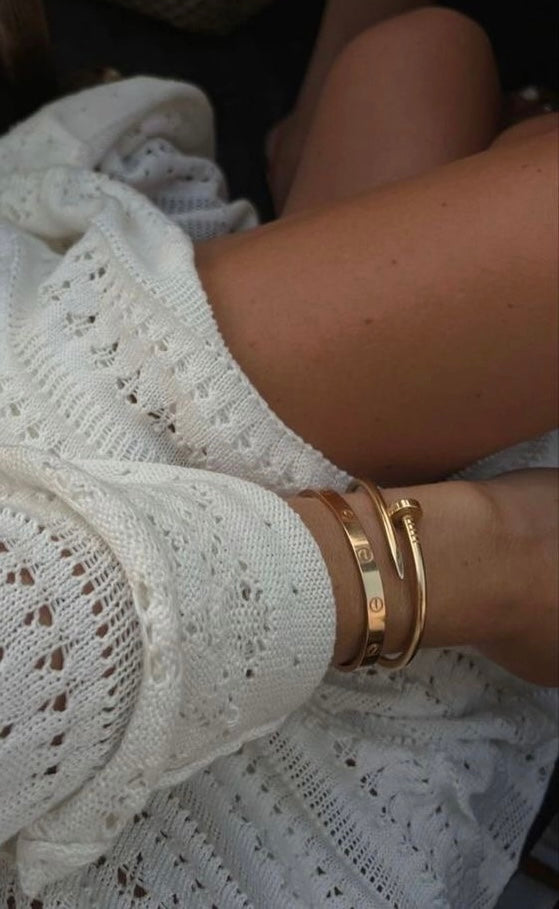 Nail and Cartier Bangles Set