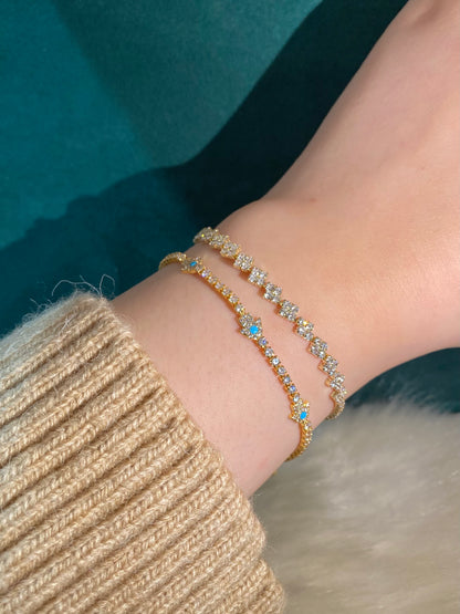 Hamsa Tennis Bracelet