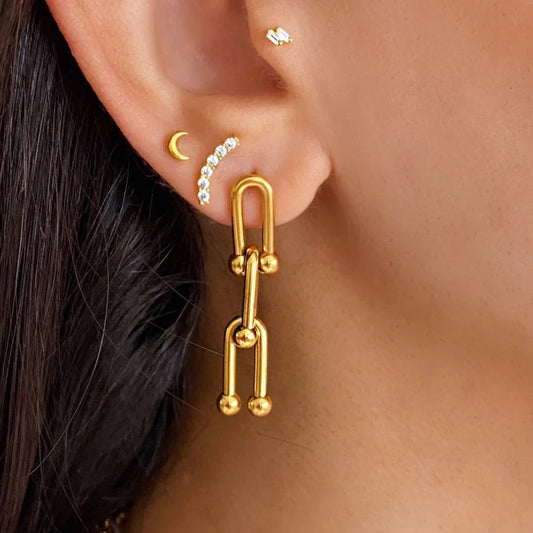 U Shape Earrings