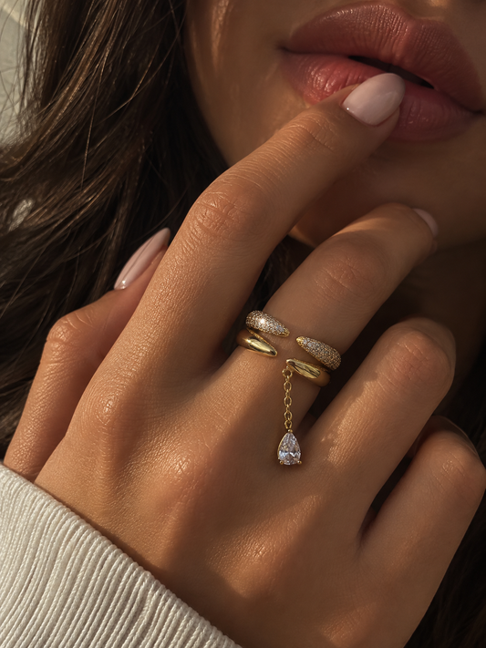 Linked Tear Ring