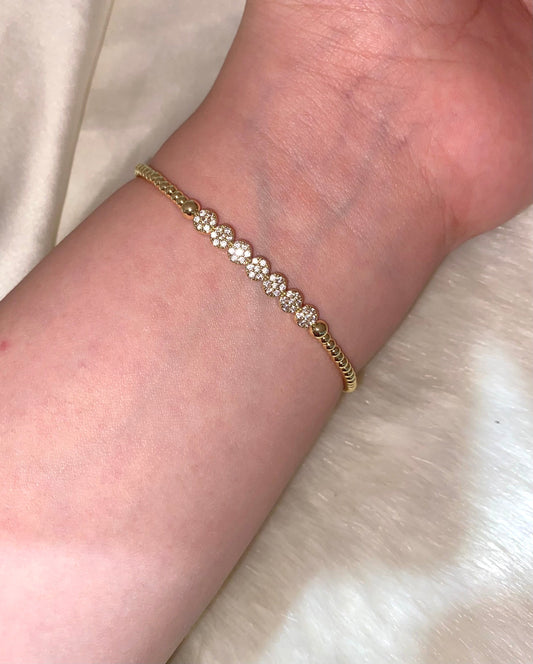 Round Diamond Bangle