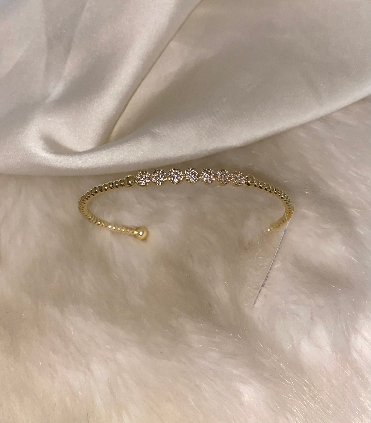 Round Diamond Bangle