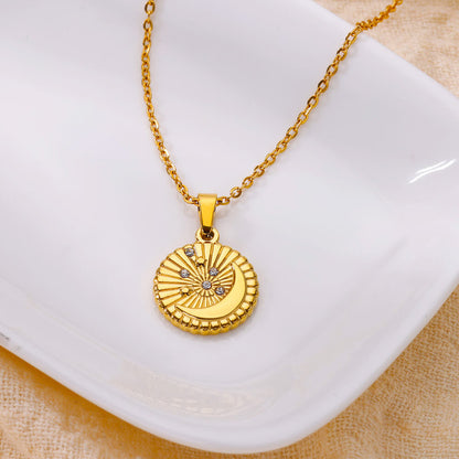 Crescent Stars Necklace