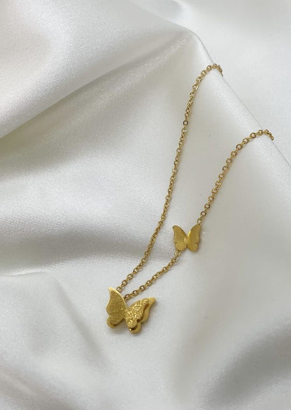 Gold Butterfly Necklace