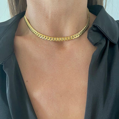 Thick heaven Gold Necklace