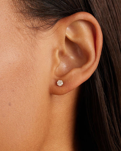 Diamond stud piercing