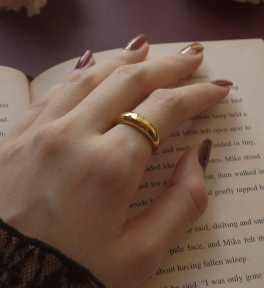 Gold Dome Ring