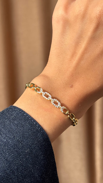 Zella Gold Bangle