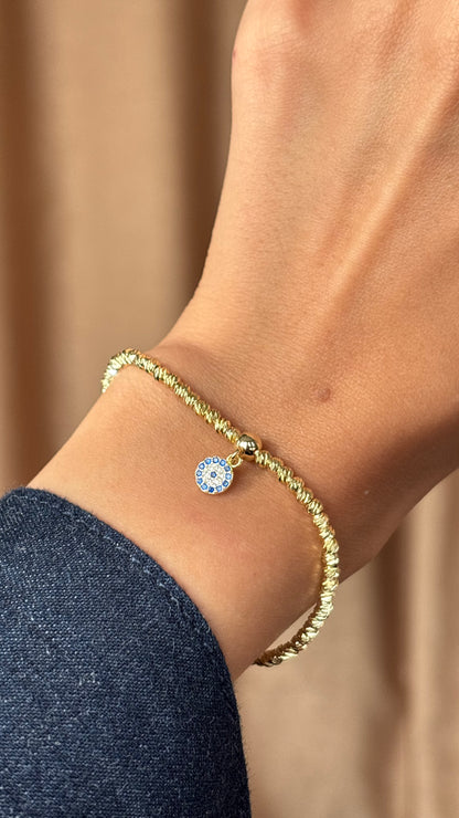 Diamond Evil Eye Bracelet