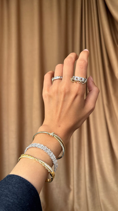 Selene Gold Bangle