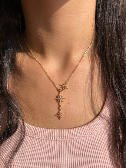 Starburst Gold Necklace