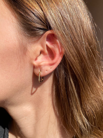 Diamonds Rectangle Earrings