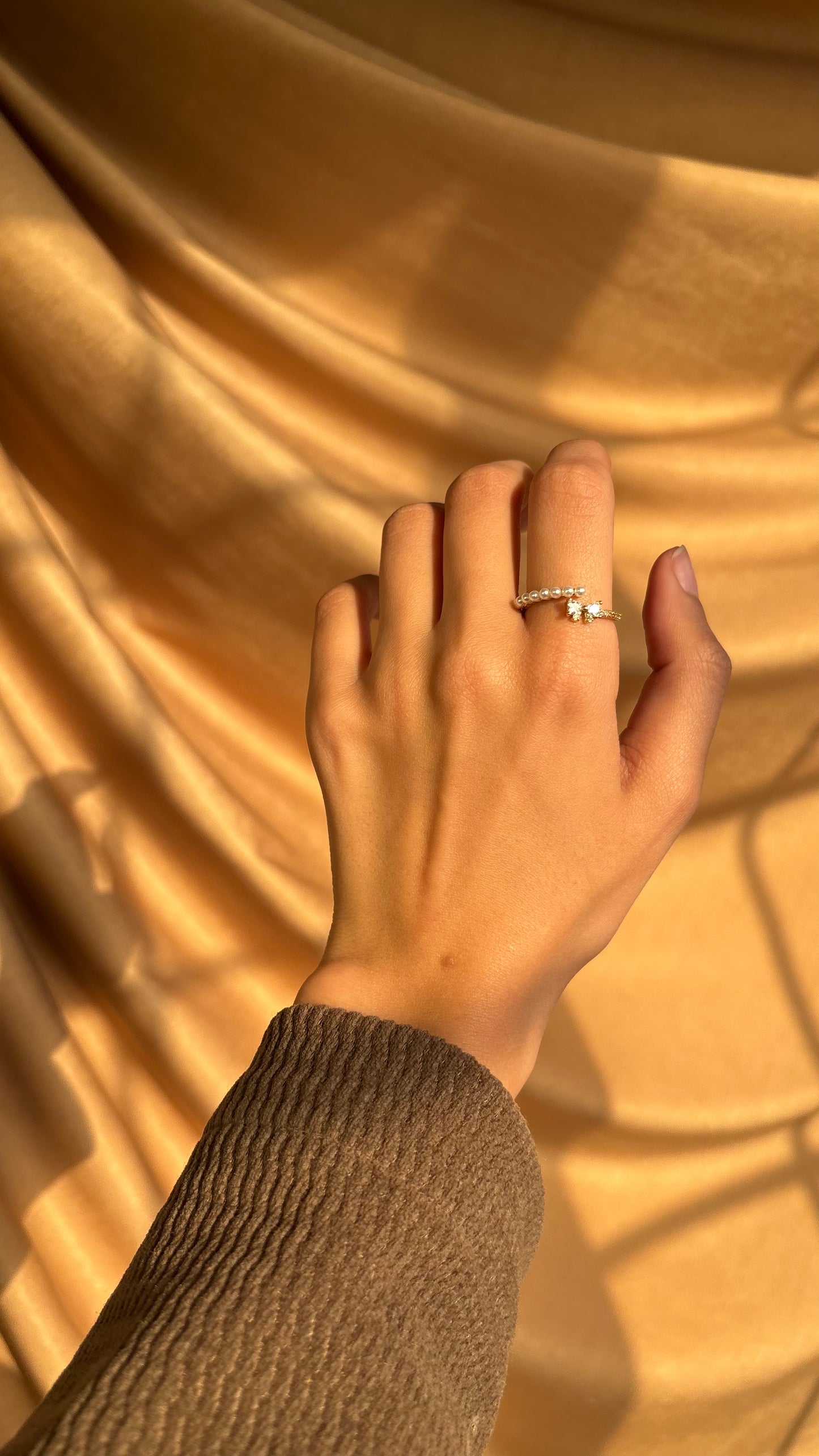 Butterfly sweet pearl Ring