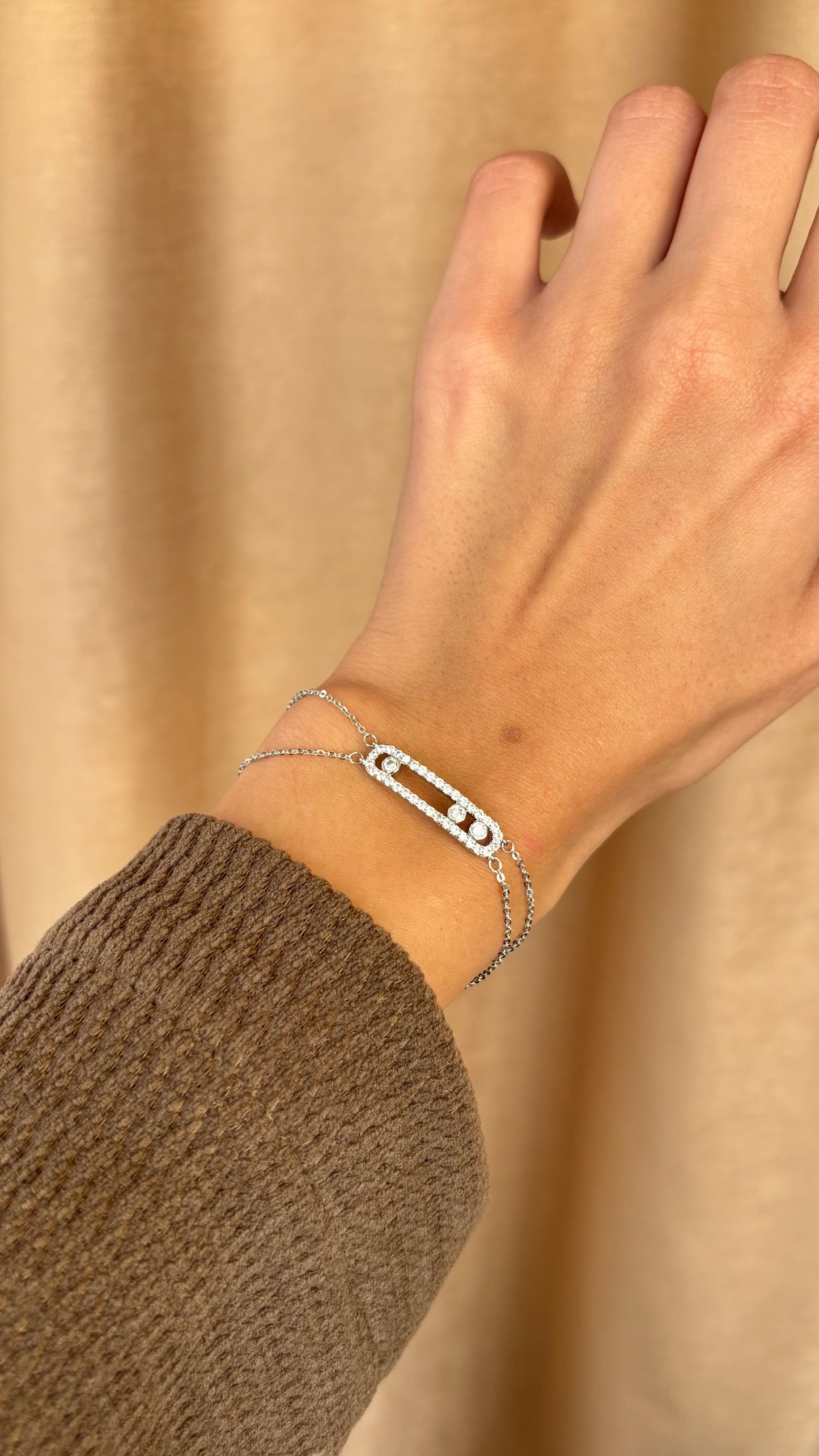 Move Silver Bracelet