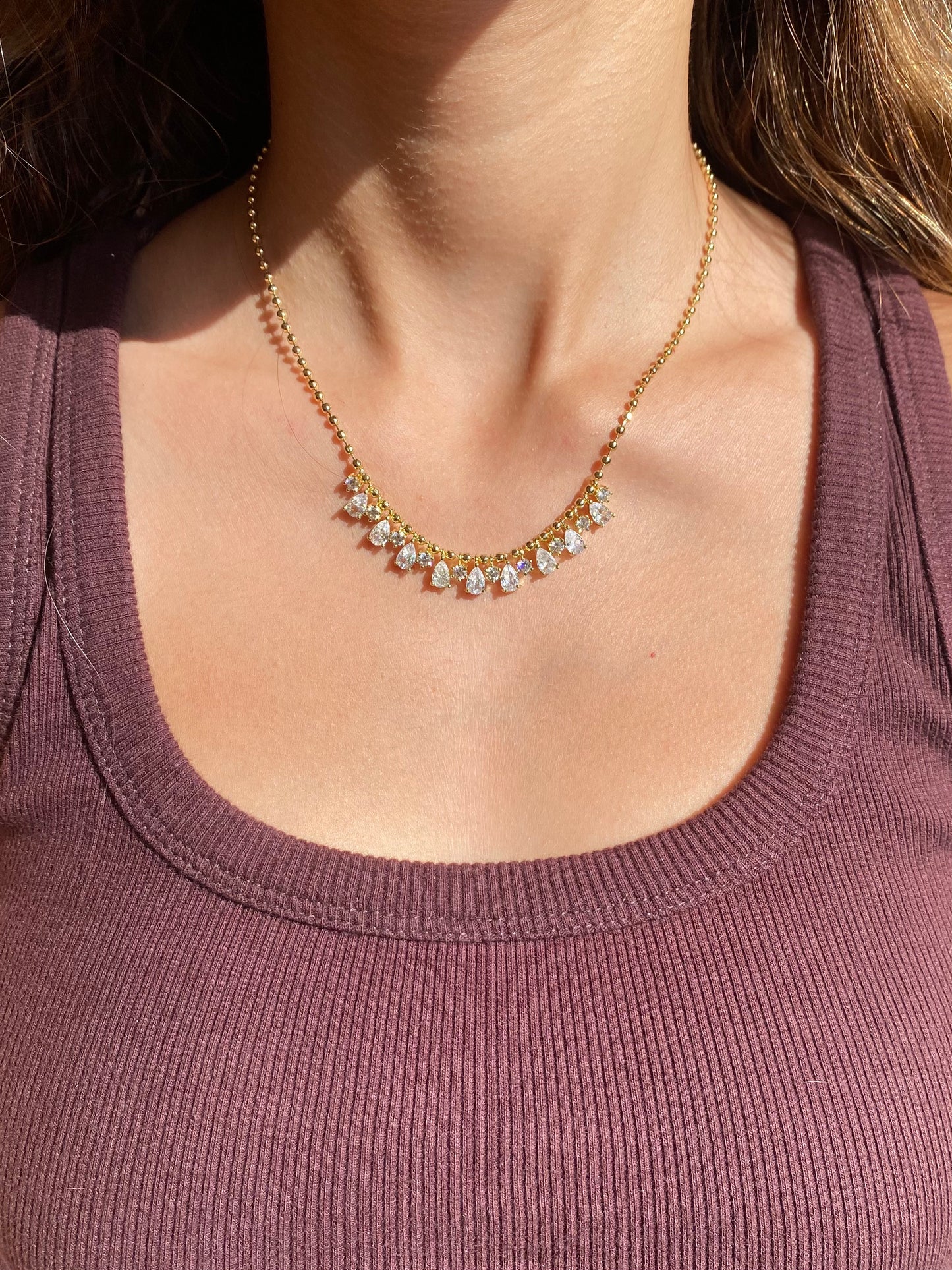 Necklace Paer Diamond