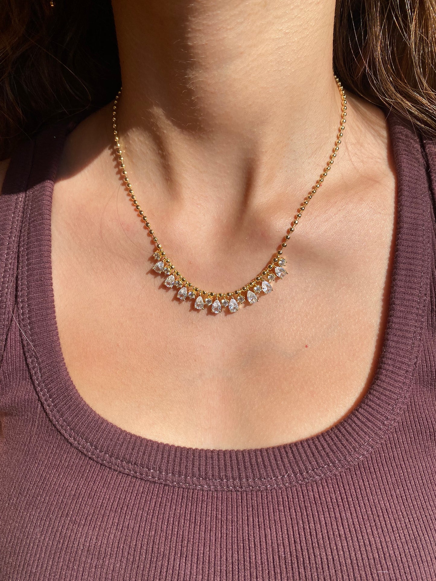 Necklace Paer Diamond