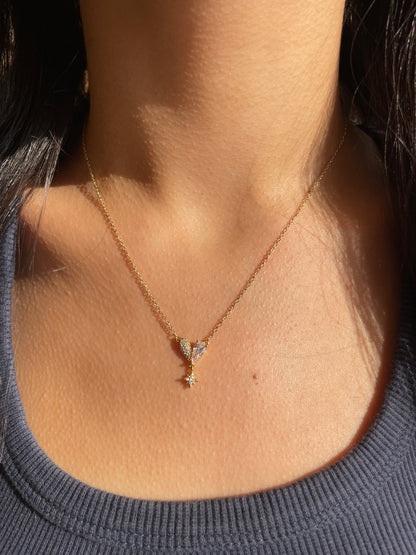 Heart star Necklace