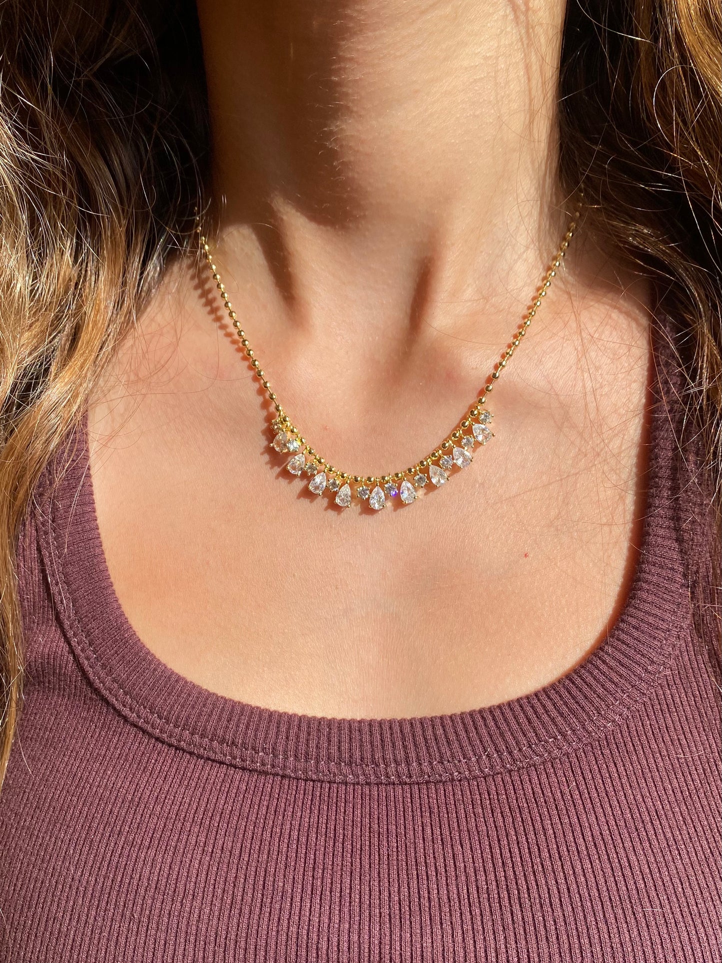 Necklace Paer Diamond