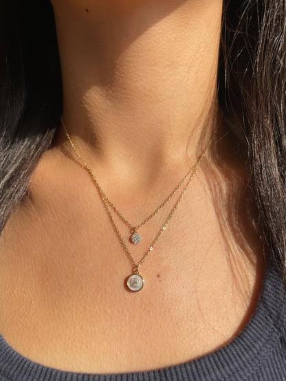 Double diamonds Necklace
