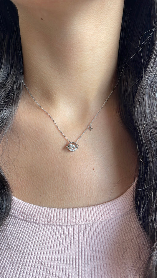 Galaxy Silver Necklace