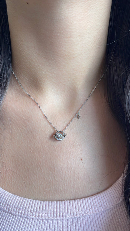 Galaxy Silver Necklace