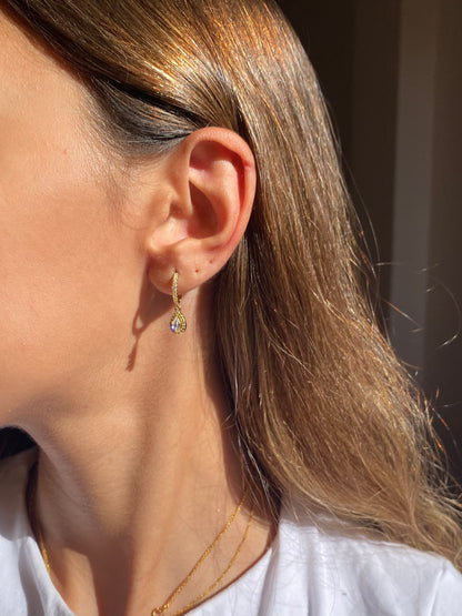 Pear diamond Earrings