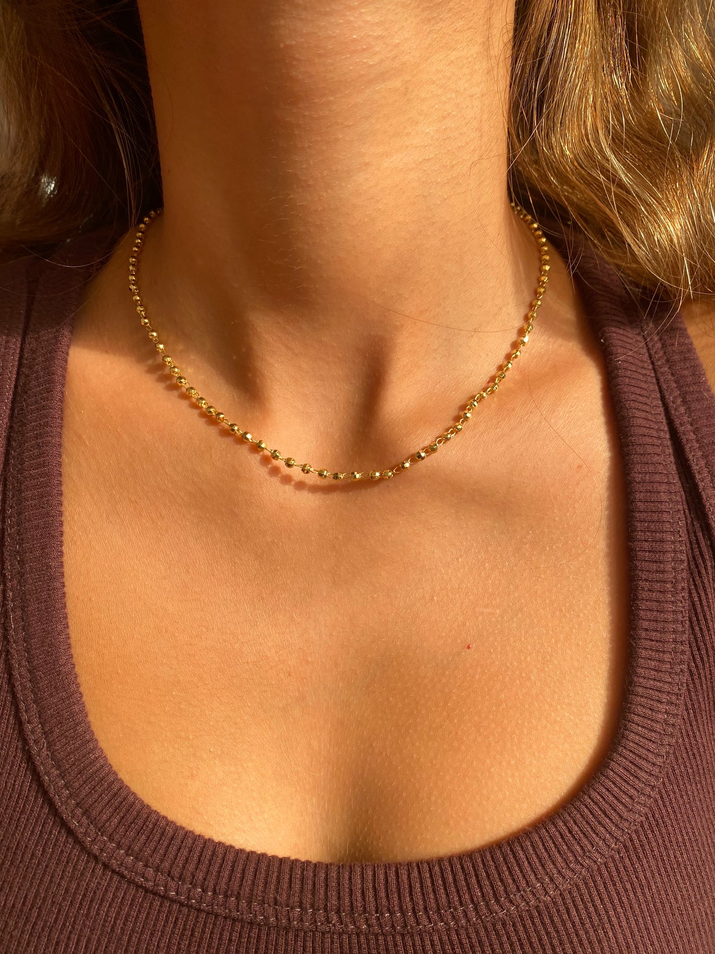 Aven Gold Necklace