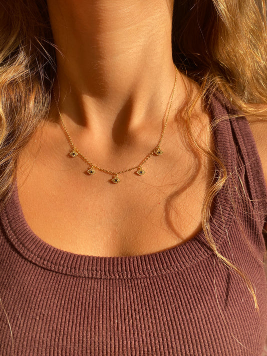 Blue Evil Eye Necklace