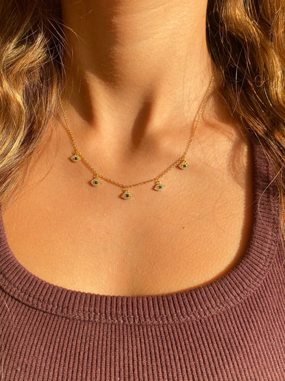 Blue Evil Eye Necklace